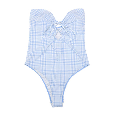 O'Neill - Catamaran Plaid Poolside One Piece - Azurine