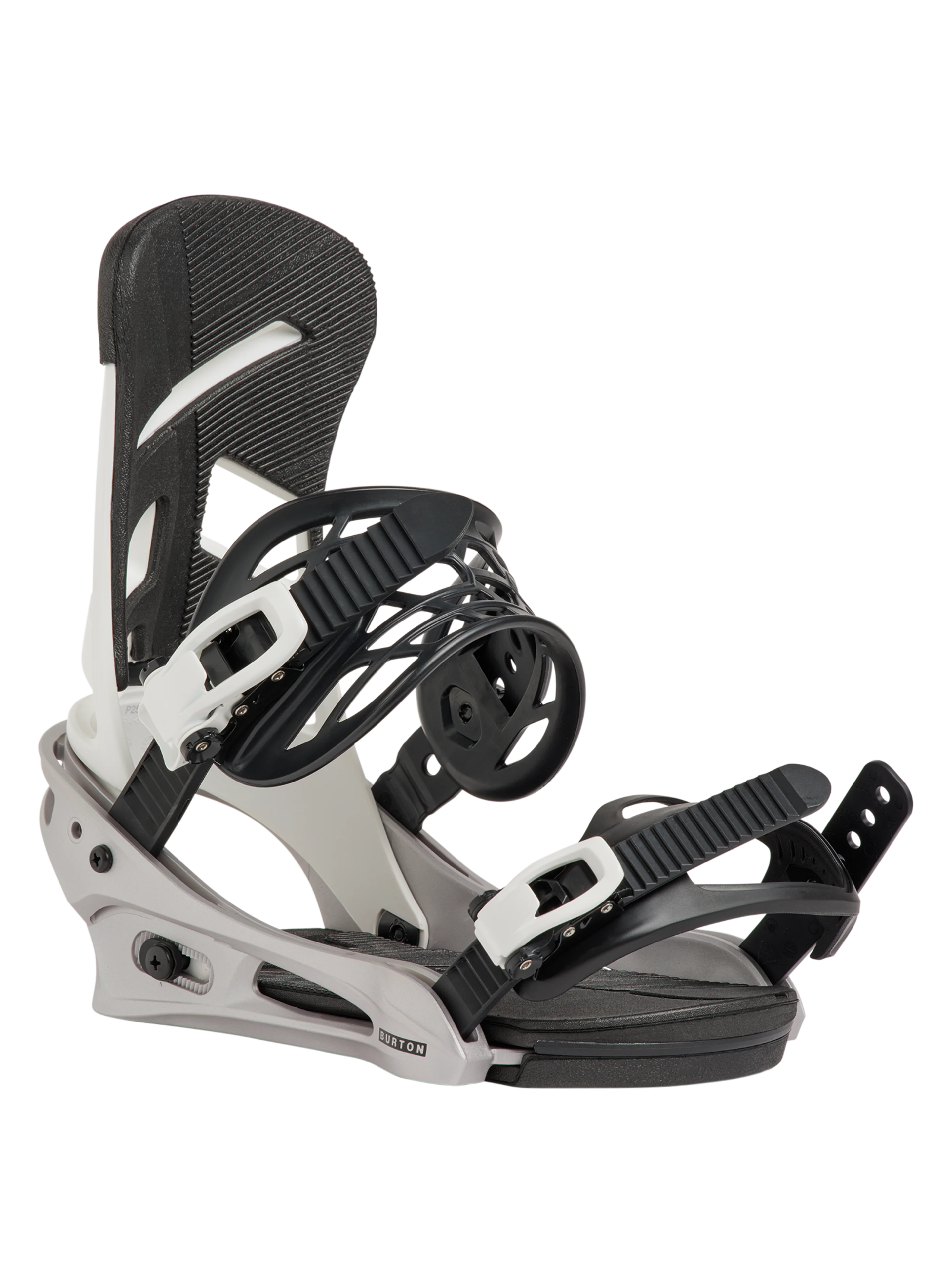 Mens Mission Re:Flex Snowboard Bindings - White/Silver