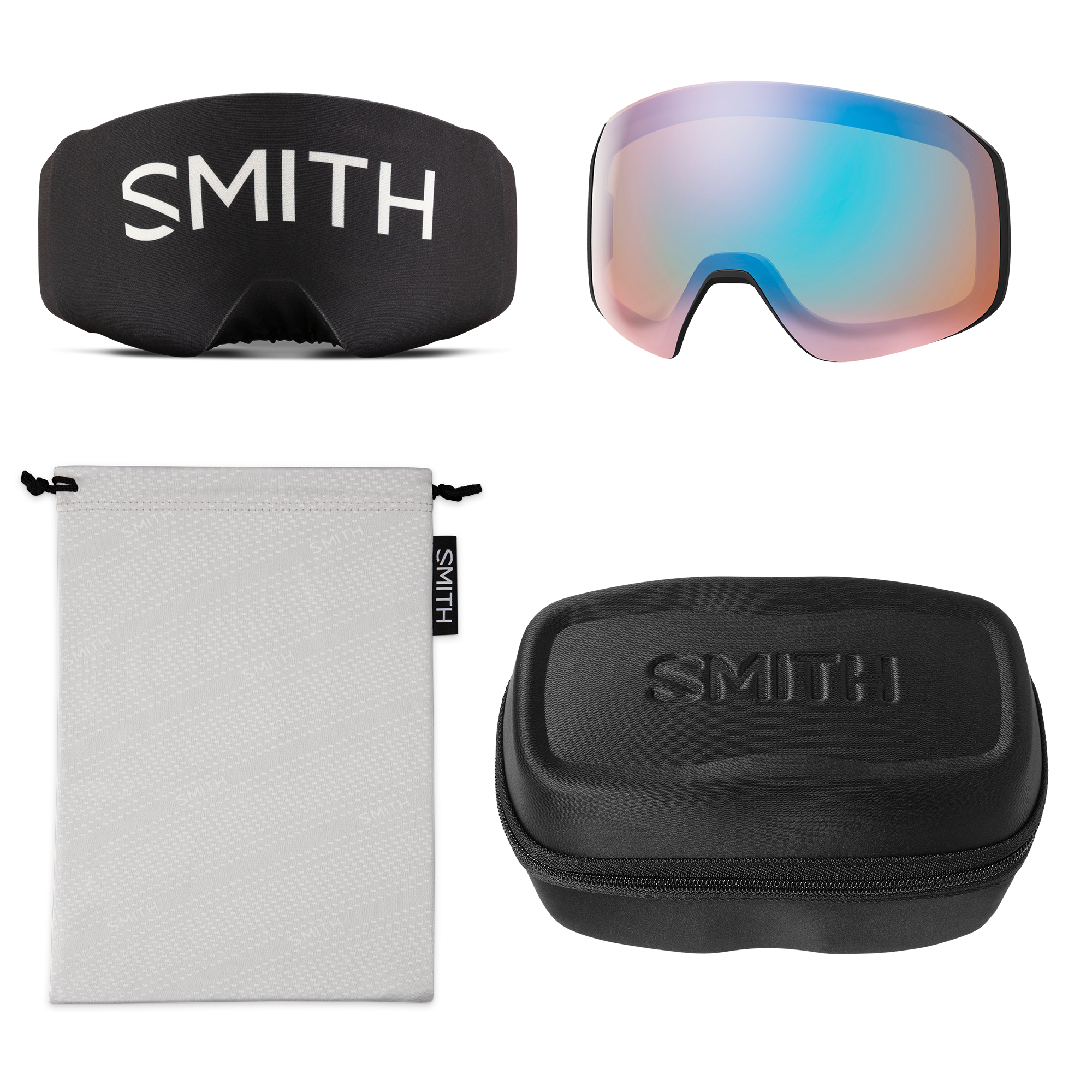 4D Mag S Low Bridge - Black - ChromaPop Photochromic Rose Flash