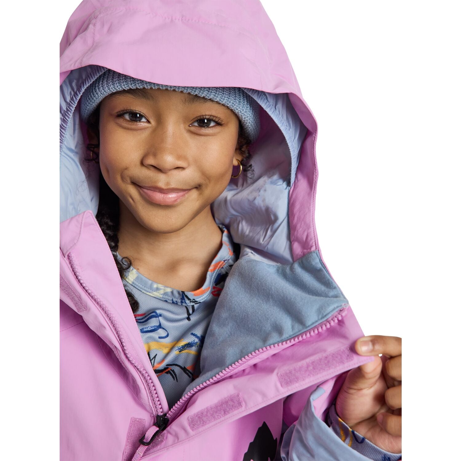 Kids' Skimmer 2L Jacket, Orchid Purple/Dusty Blue