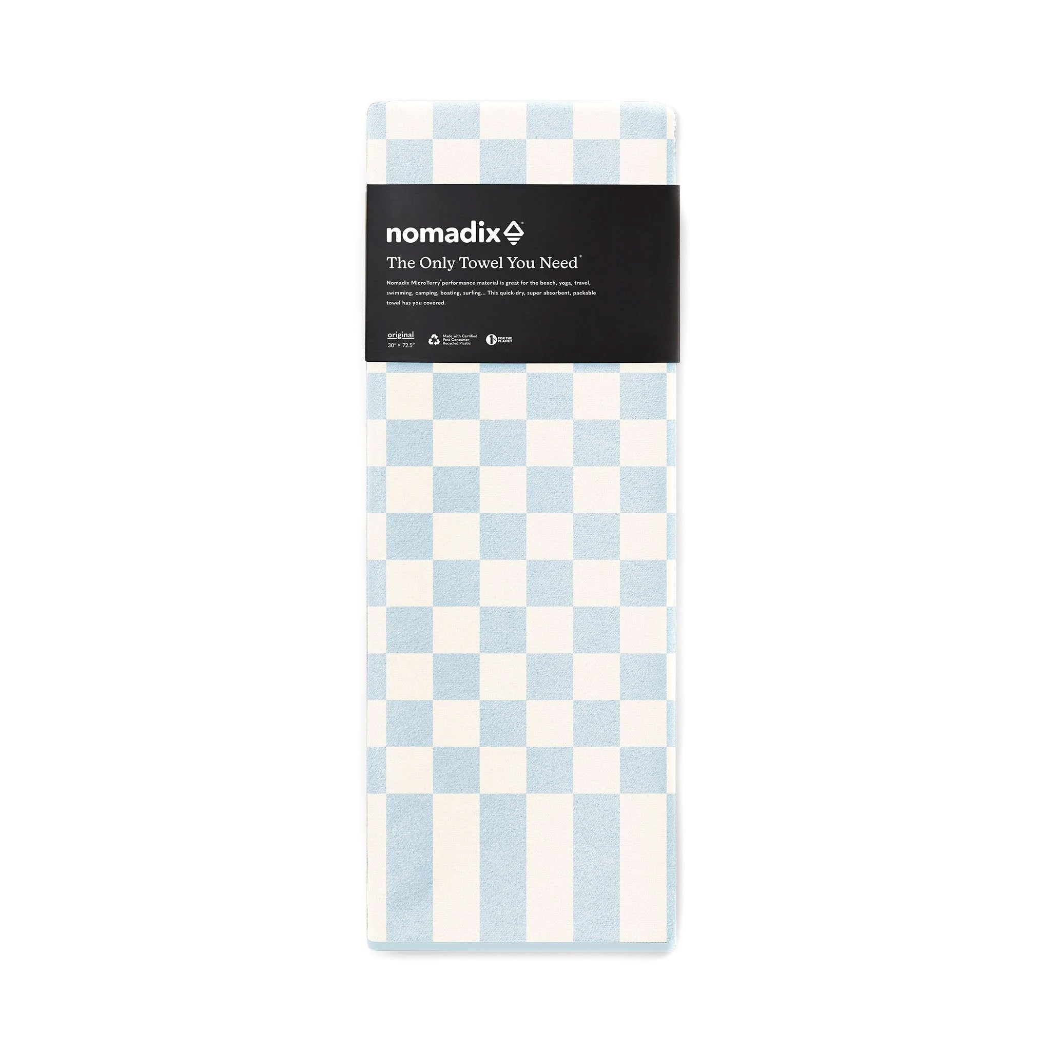 Original Towel - Checked Out Pale Blue Sky