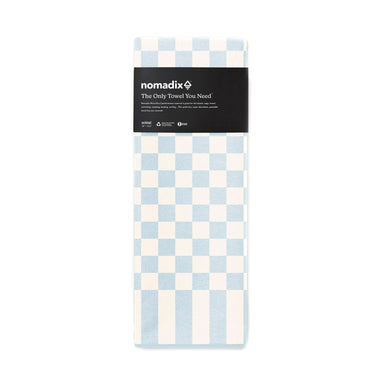 Nomadix - Original Towel - Checked Out Pale Blue Sky