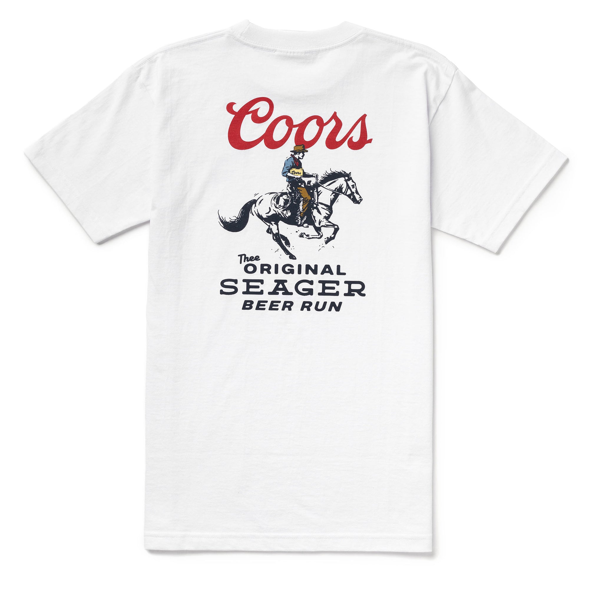 Seager x Coors Banquet Beer Run S/S Tee - White