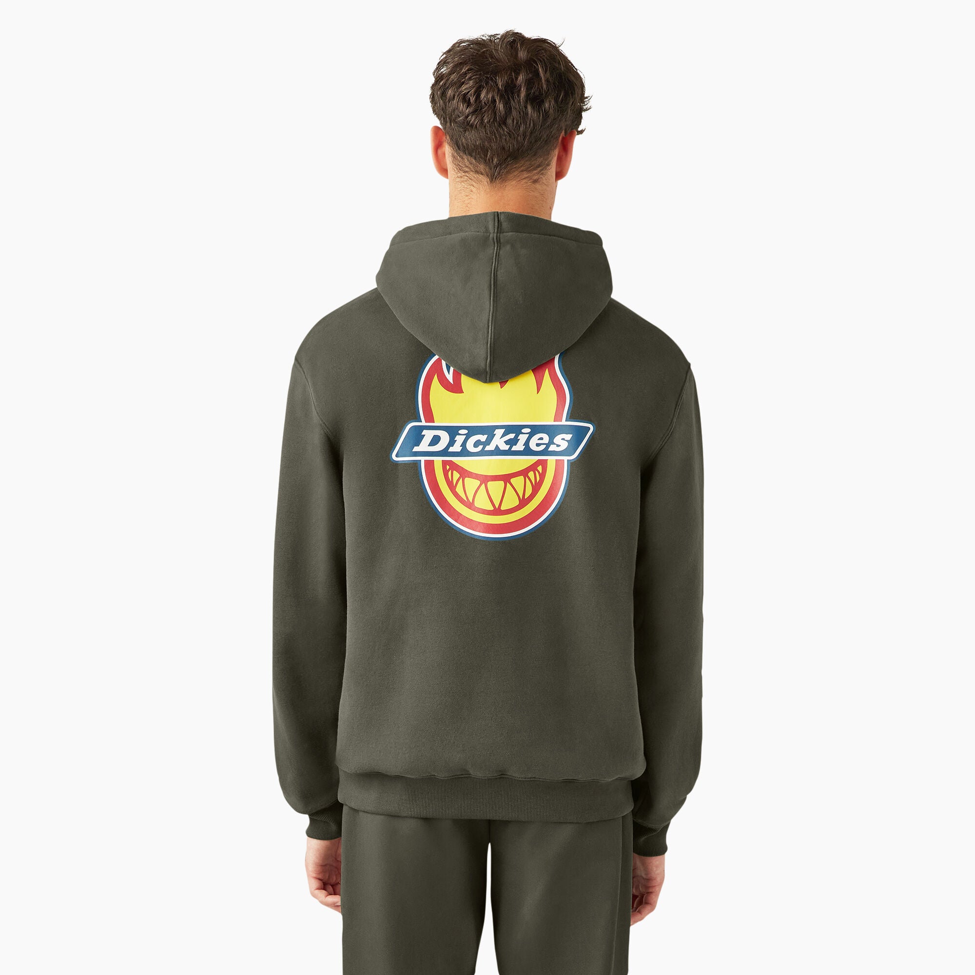 Dickies x Spitfire Graphic Hoodie - Olive Green