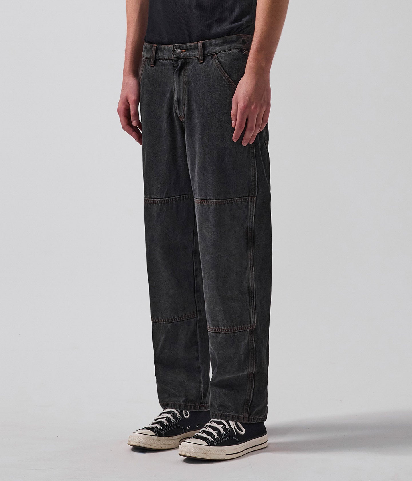 VT Distend Double Knee Pant - Washed Black