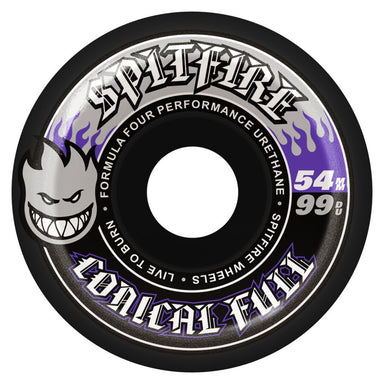 Spitfire - F499 Conical Full Black - 54MM