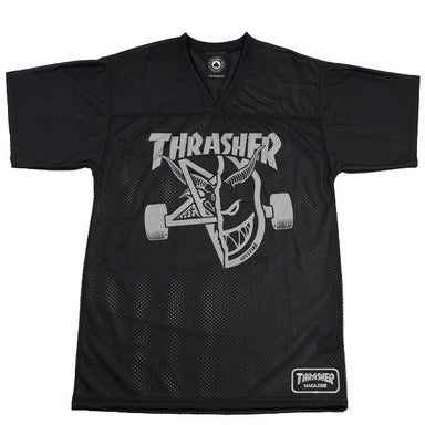 Thrasher Magazine - Thrash And Burn Jersey - Black
