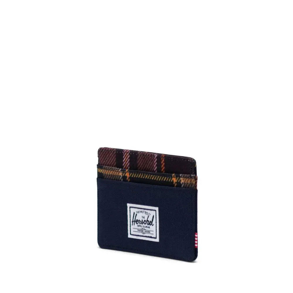 Charlie RFID Wallet - Peacoat/Peacoat Plaid