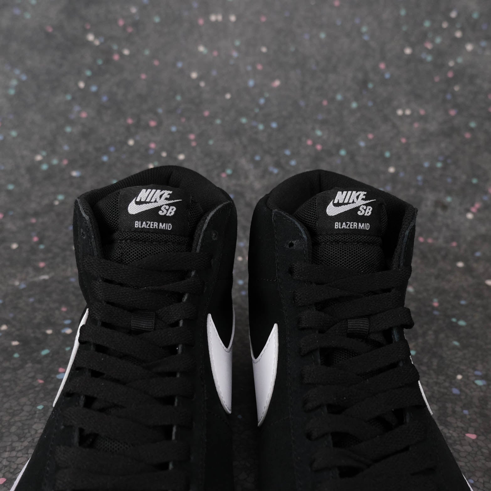 Zoom Blazer Mid - Black/White-White-White