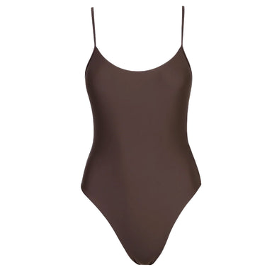 Rhythm - Womens Classic Minimal One Piece, Chocolate