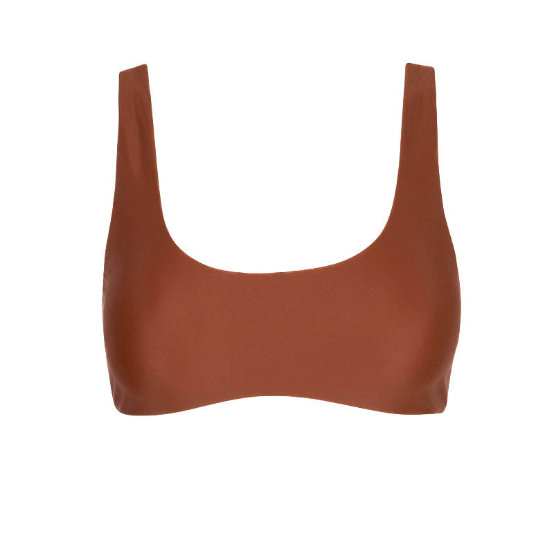 Womens Classic Crop Top - Rust