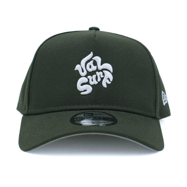 Val Surf - Wiggle Hat - New Era 9FORTY A-FRAME Snapback Hat - Dark Seaweed