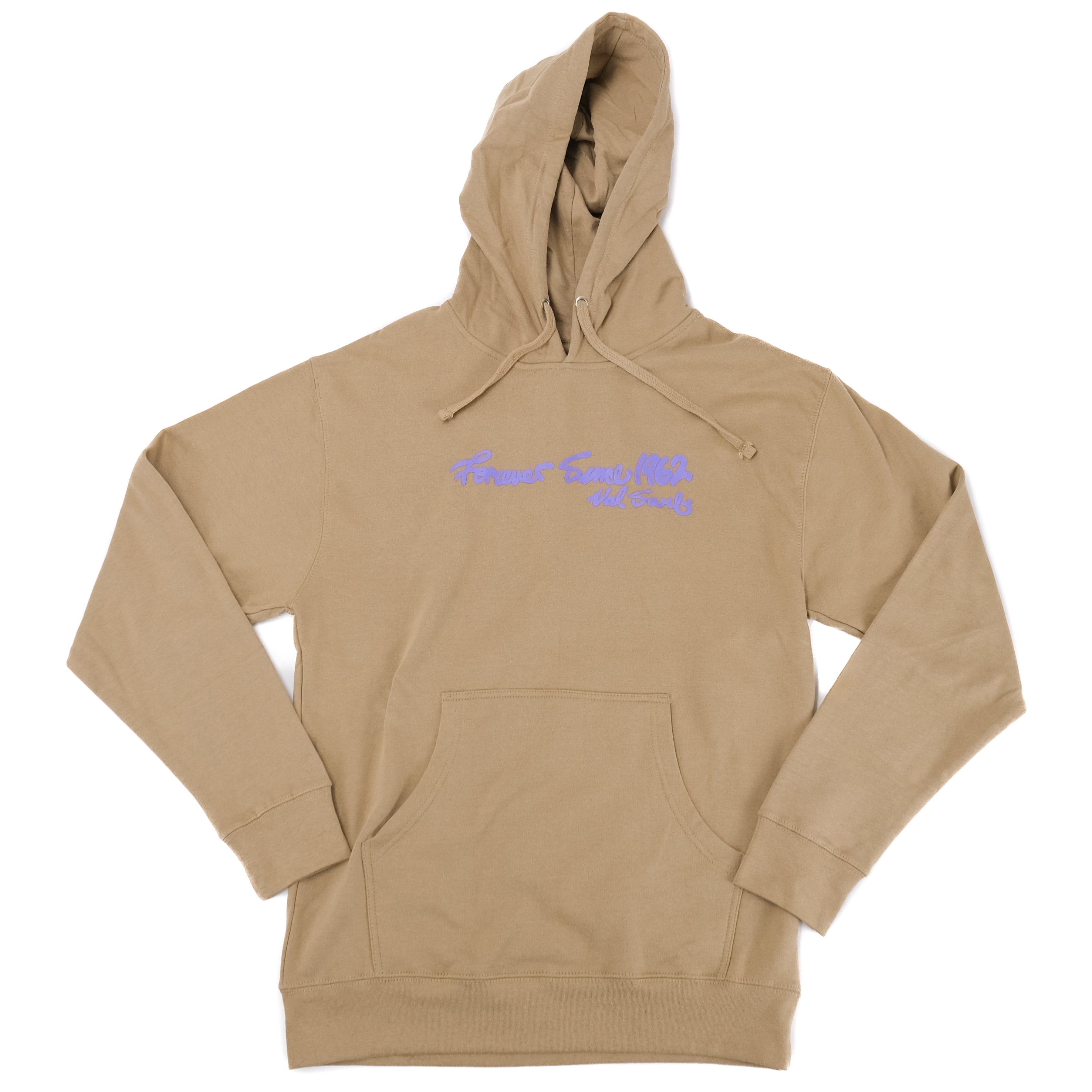 "Forever Since 1962" Midweight Hooded Pullover Sweatshirt - Sandstone