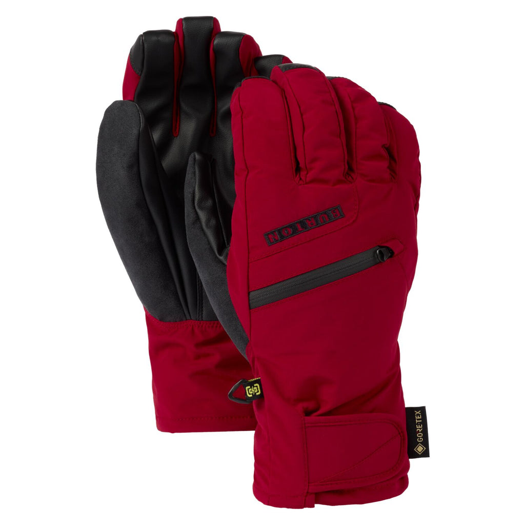 Burton Men's GORE-TEX Under Gloves, Sun Dried Tomato, XS