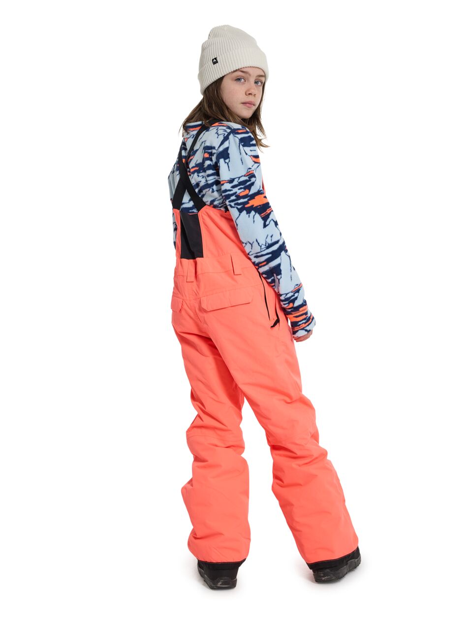 Kids' Skylar 2L Bib Pants - Tetra Orange
