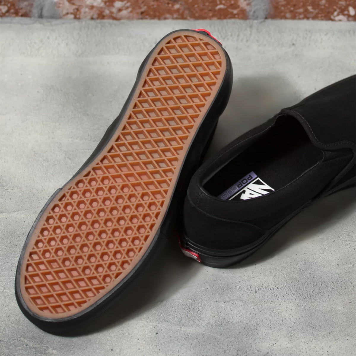 Skate Slip-On - Black/Black