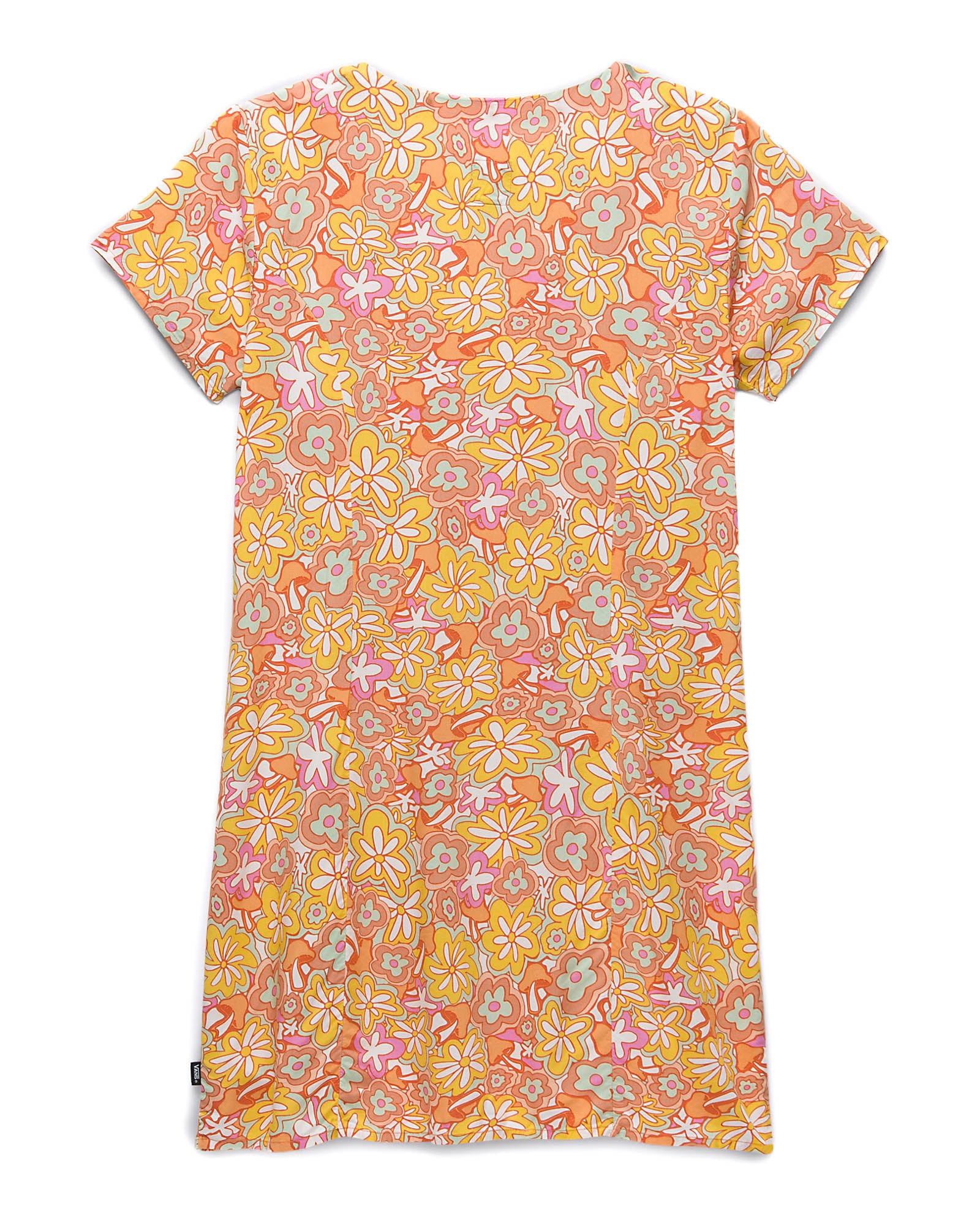 Womens Resort Floral Brunching Buttondown Dress - Sun Baked