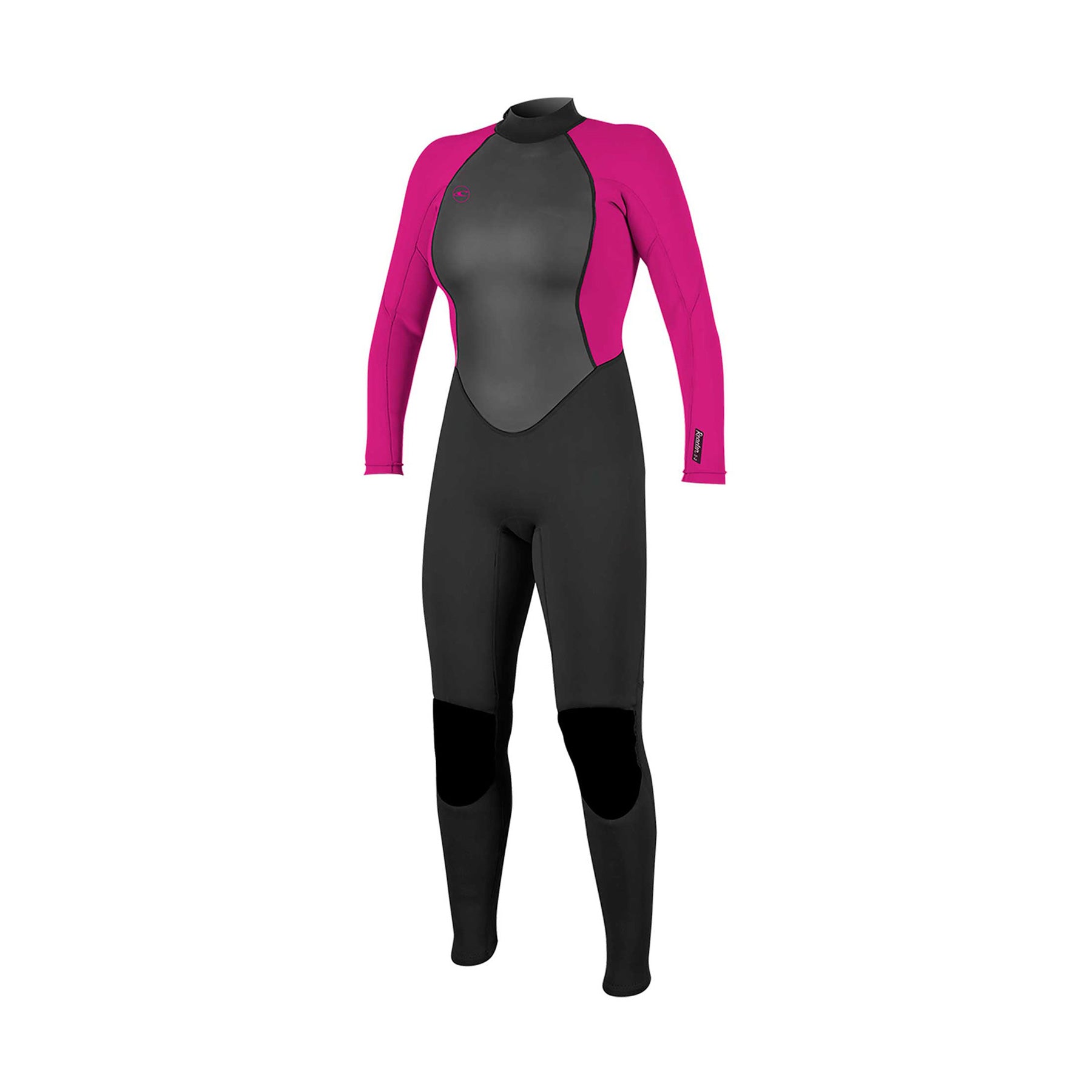 Women's Reactor-2  3/2 Back Zip Full Wetsuit - Black / Berry