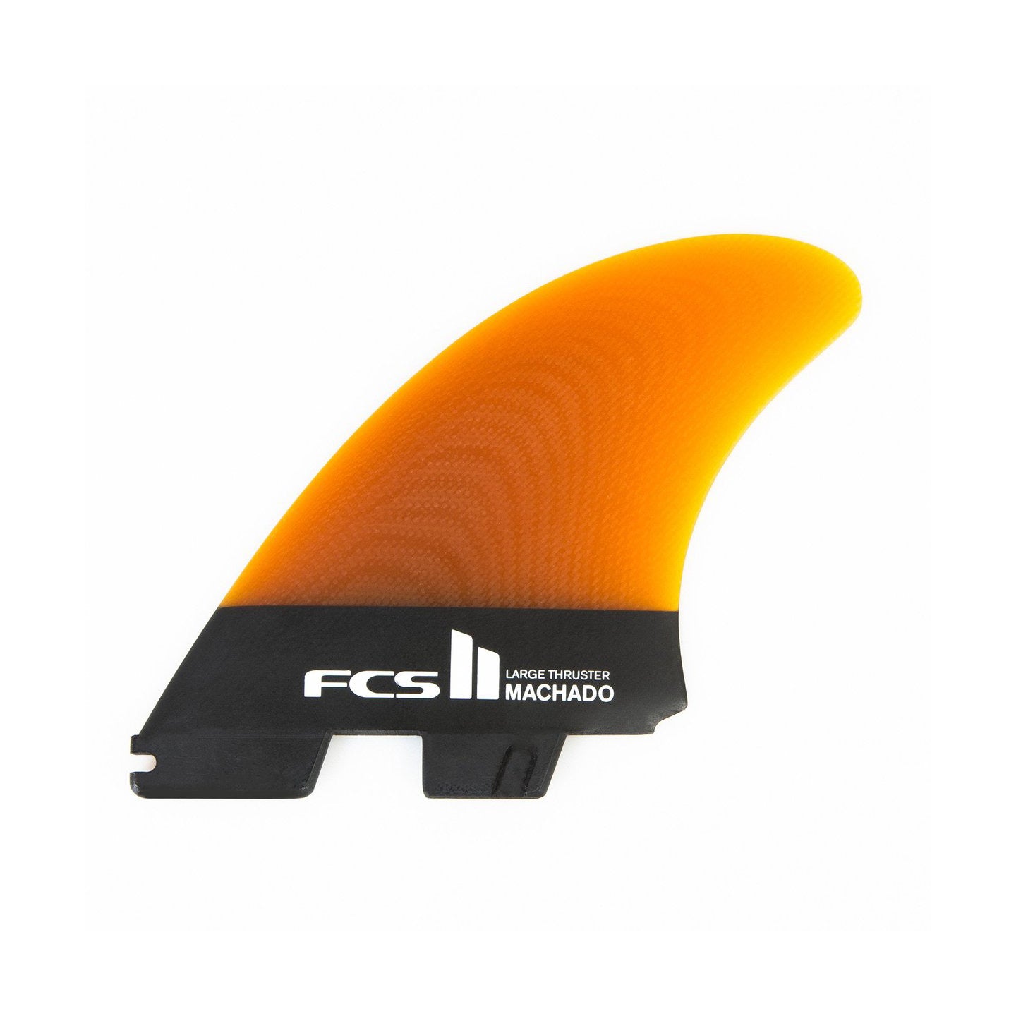 FCS II Rob Machado Tri-Keel Fins (Large) - Black / Orange