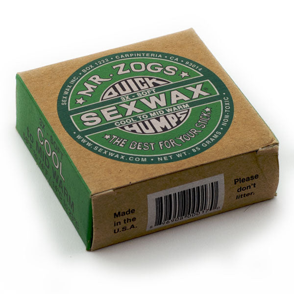 Sexwax Quick Humps Surf Wax (Shopify), Cool