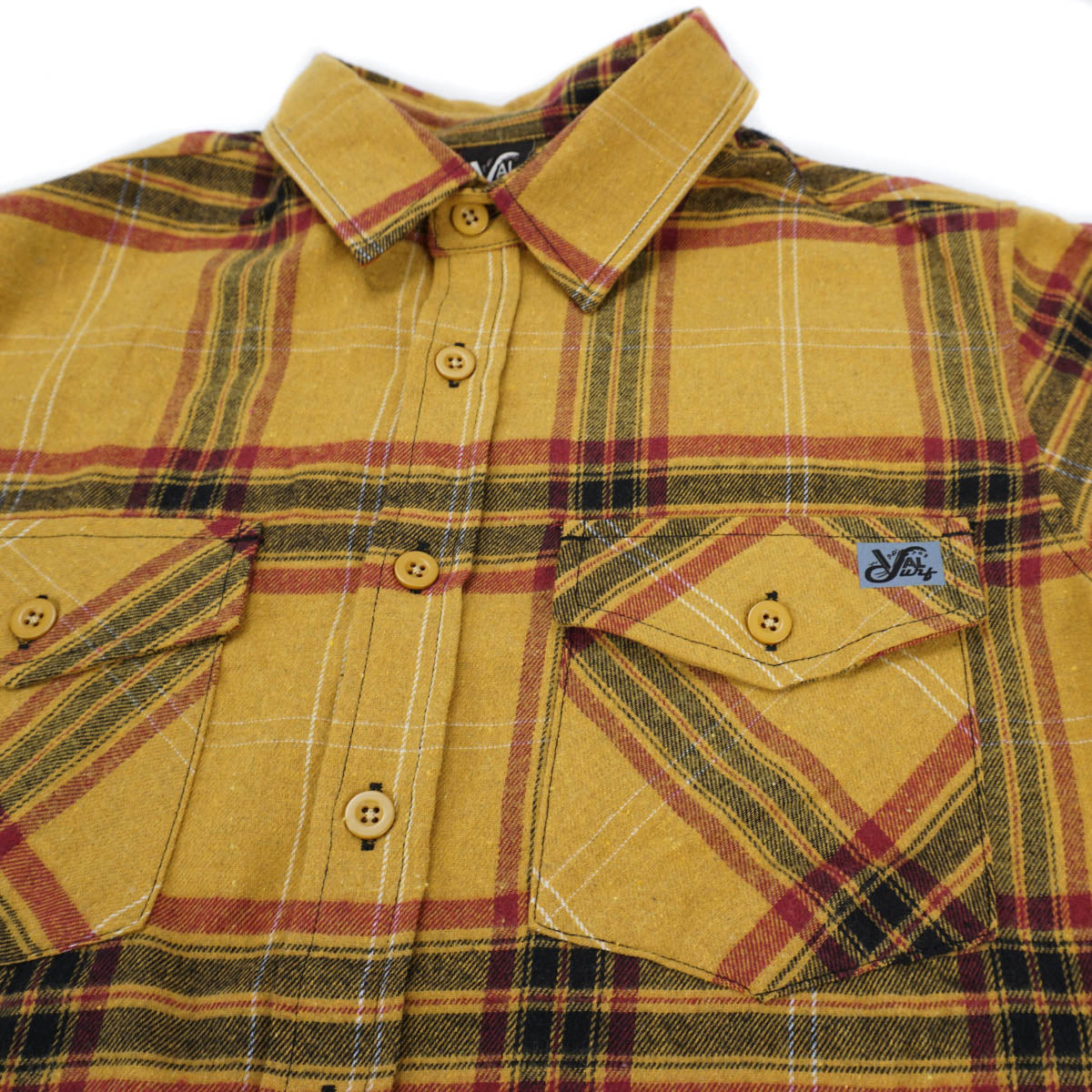 product image Fat Script in Circle Logo Wade Flannel - Butterscotch