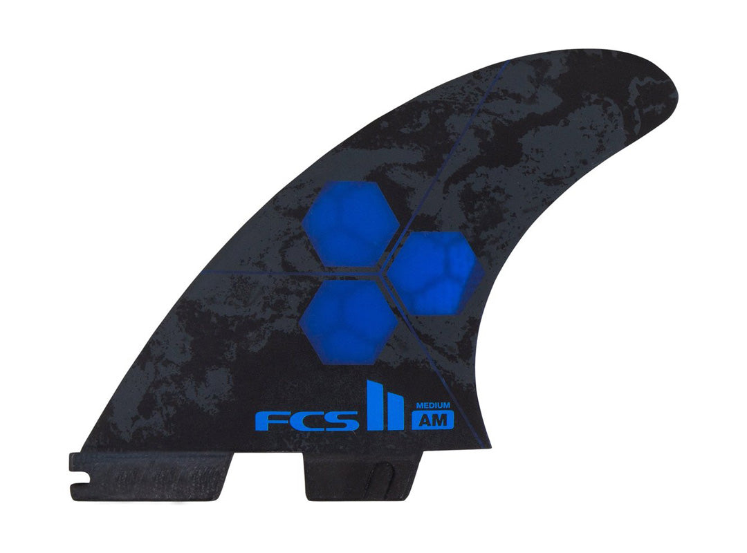 product image FCS II Al Merrick Tri Fins (Medium) - Black / Cobalt