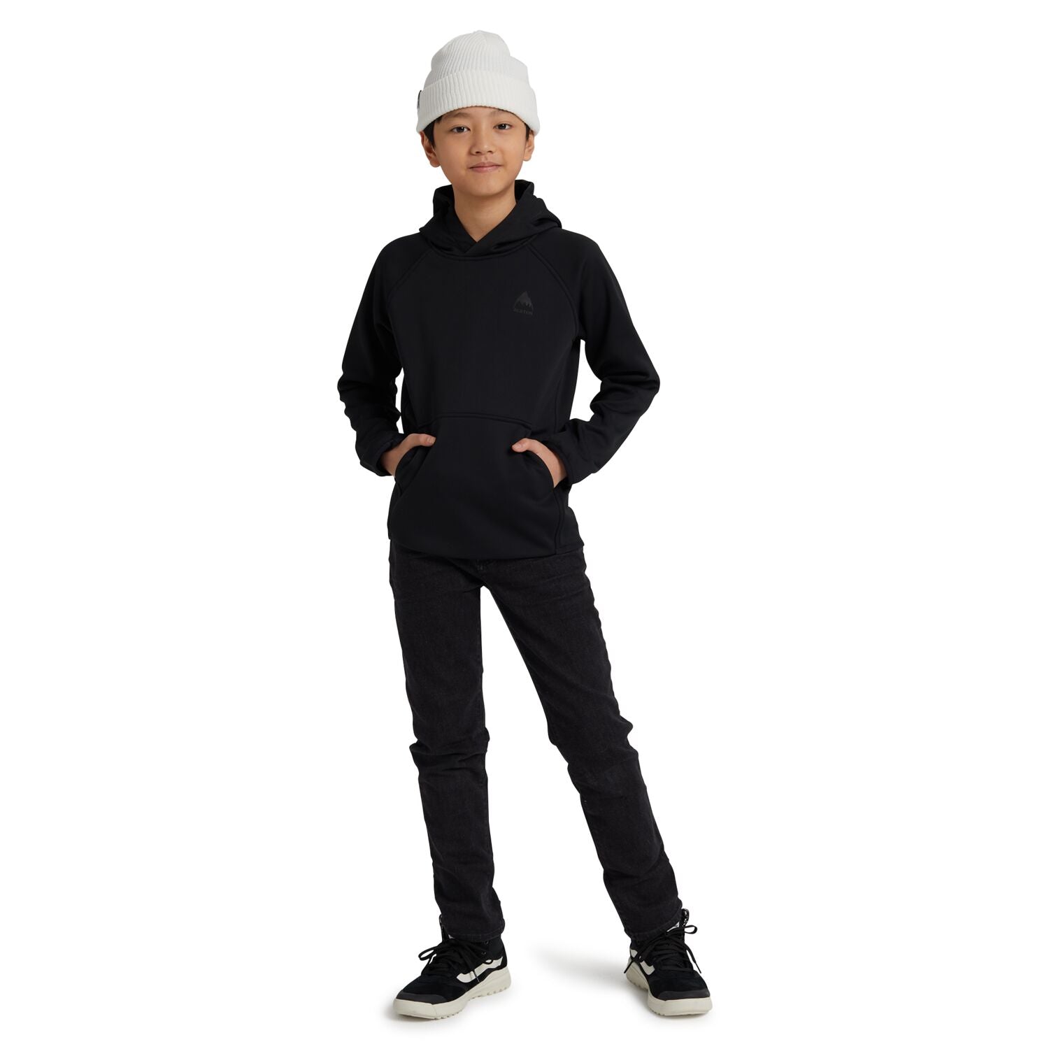 Kids' Crown Weatherproof Fleece Pullover - True Black