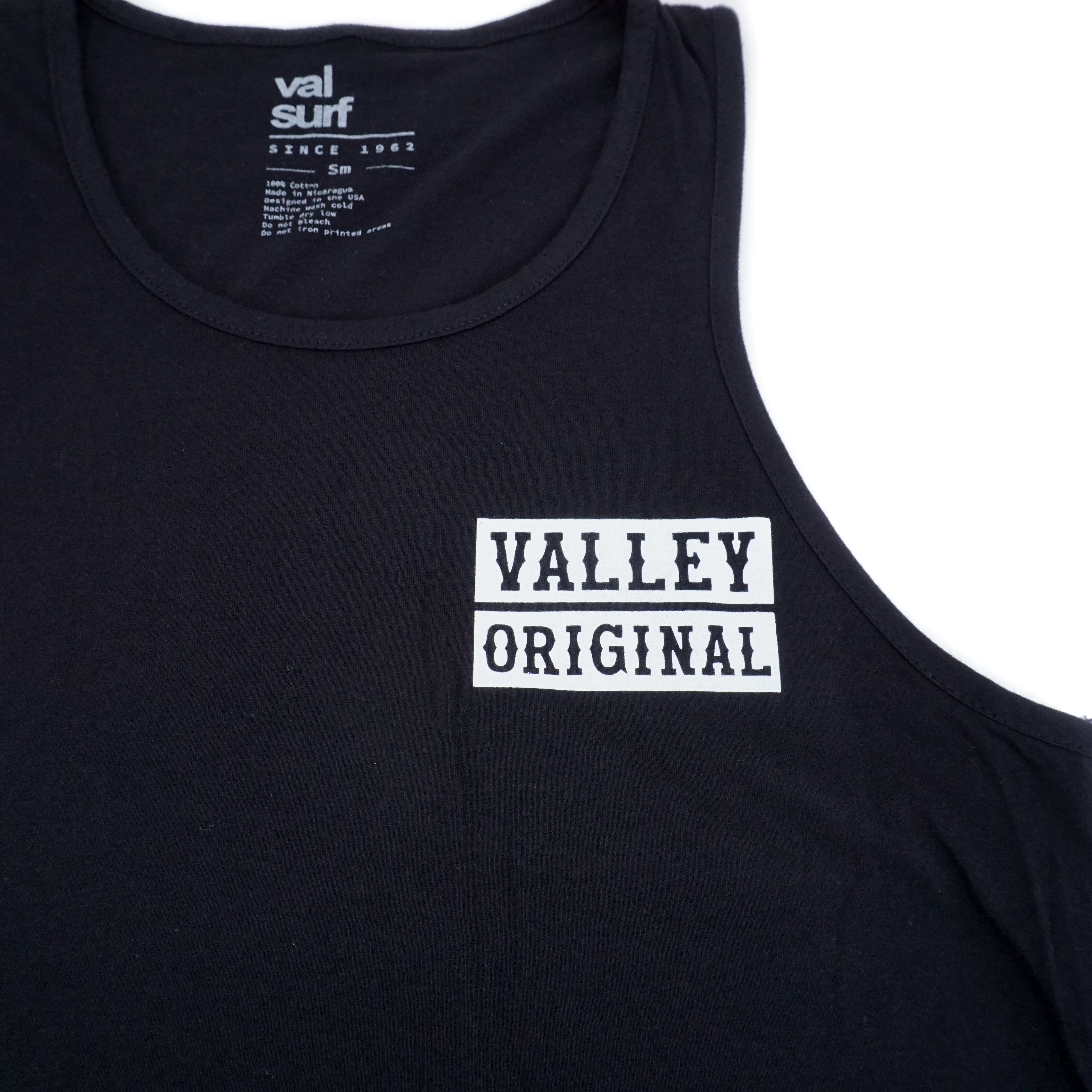 Valley Original Logo Tank - Black