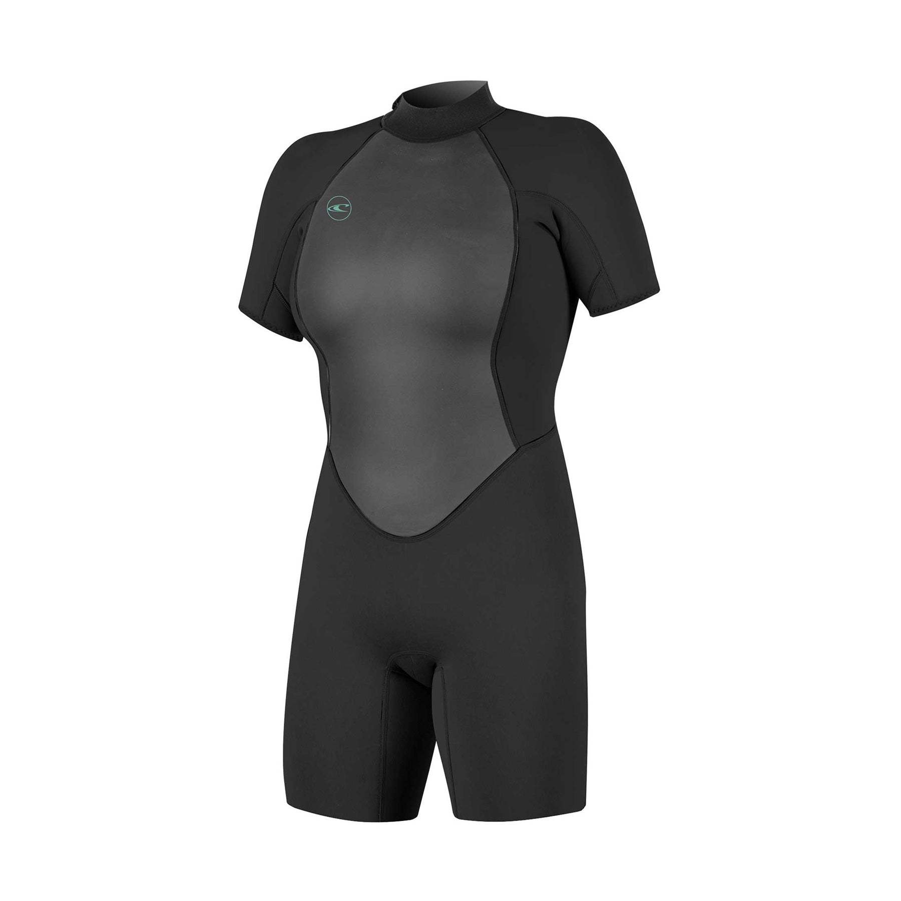 Women's Reactor-2  2mm Back Zip S/S Spring Wetsuit - Black