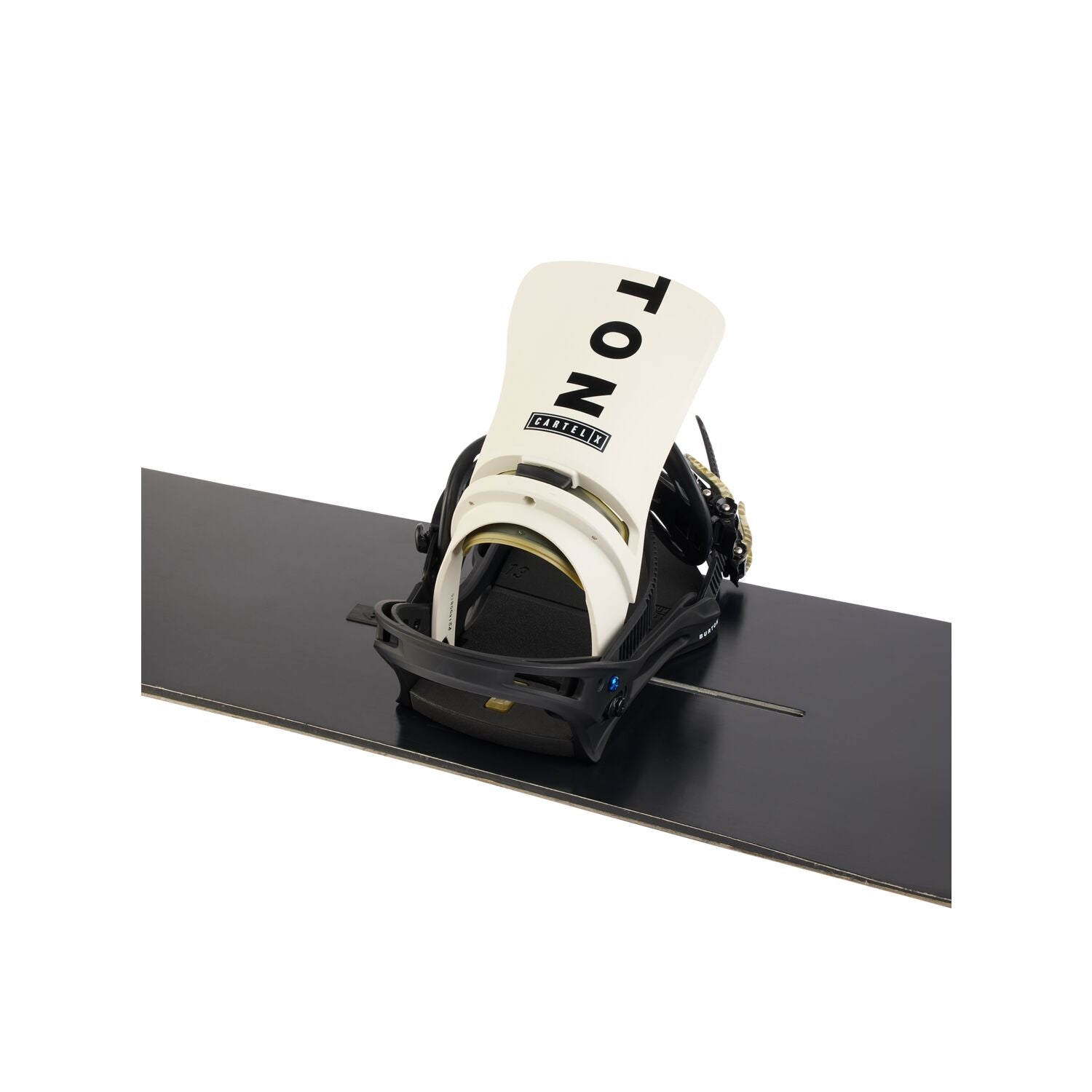 Men's Cartel X Re:Flex Snowboard Bindings - Black/Stout White/Logo